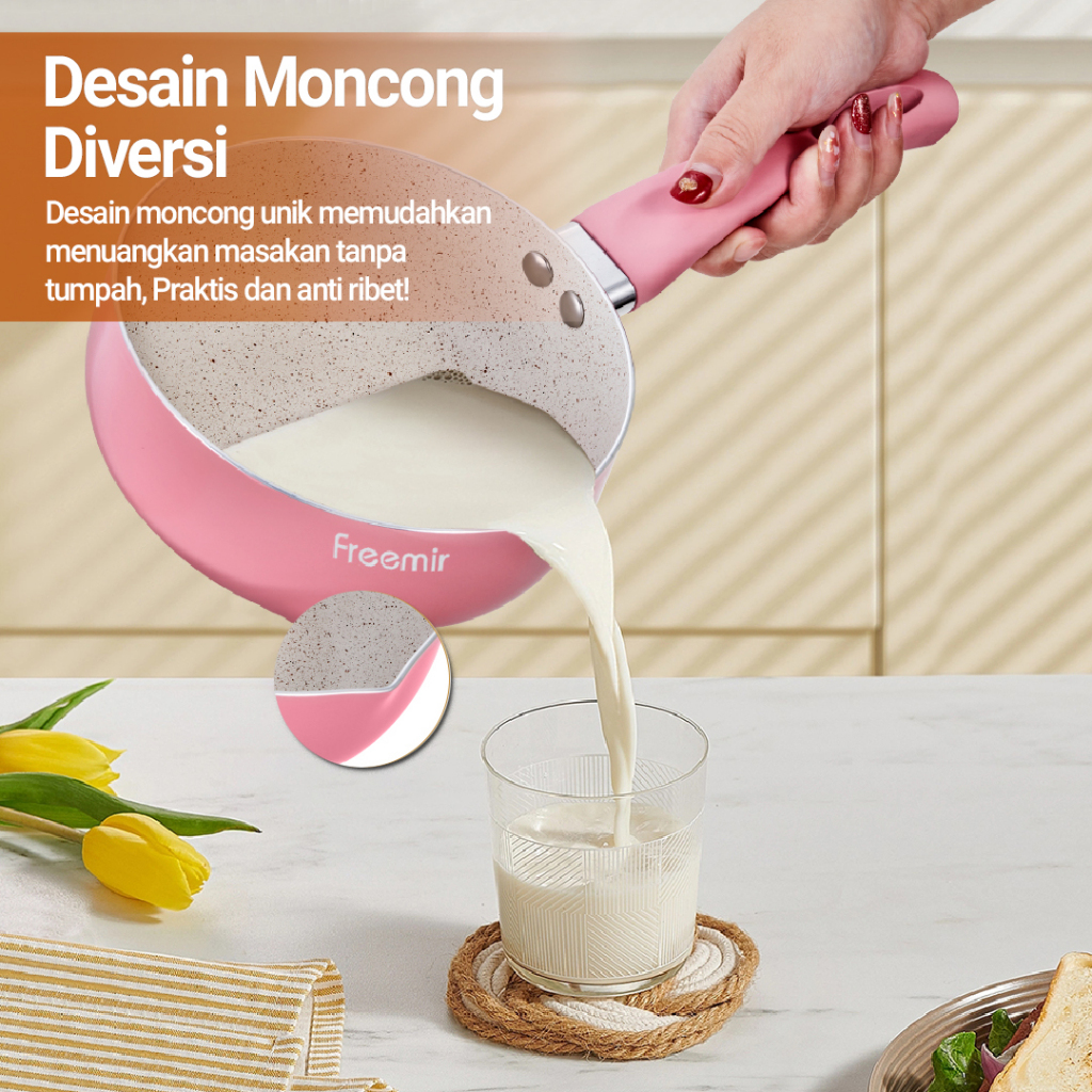 Jual [BIG SALE] PANCI MPASI FREE SET MAKAN freemir Panci MPASI Susu