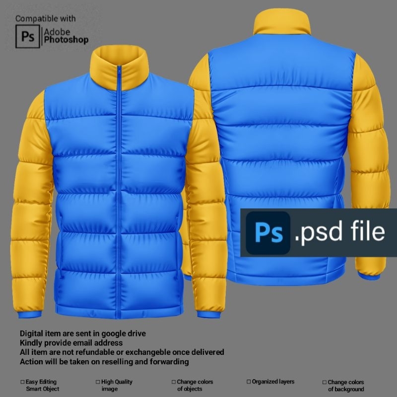 Jual Mockup Jaket Fupper Gunung (PSD) | Shopee Indonesia