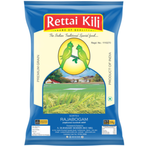 Jual PONNI RICE RAJABOGAM RETTAI KILI 5KG / Ponni Rice (Tua) | Shopee ...