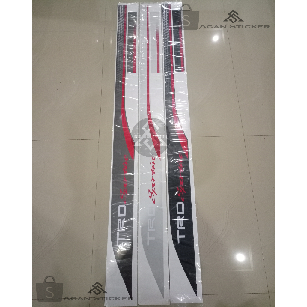 Jual Stiker TRD Sportivo Toyota Fortuner All Type Sticker mobil Toyota ...