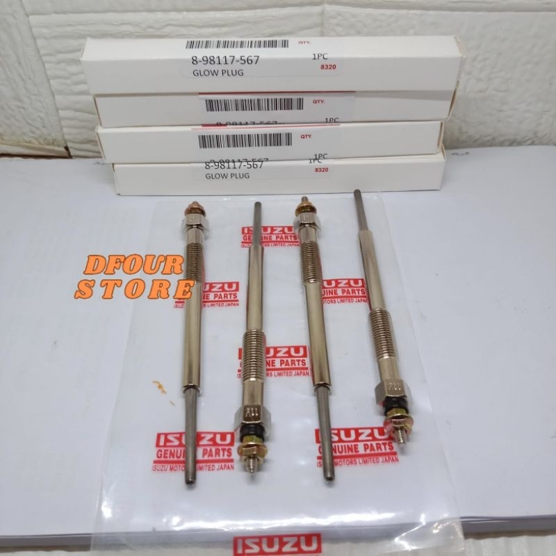 Jual Busi Pemanas Glow Plug Isuzu New Dmax Harga Per Pcs Shopee