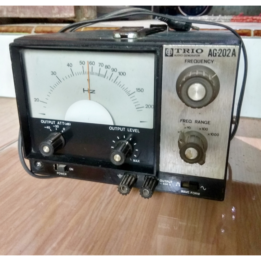 Jual TRIO AG-202A FREKWENSI Audio Signal Generator AG-202A ANALOG
