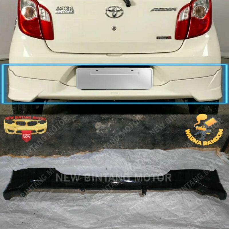 Jual Bodykit Belakang Toyota Agya Trd Sportivo Original Shopee Indonesia