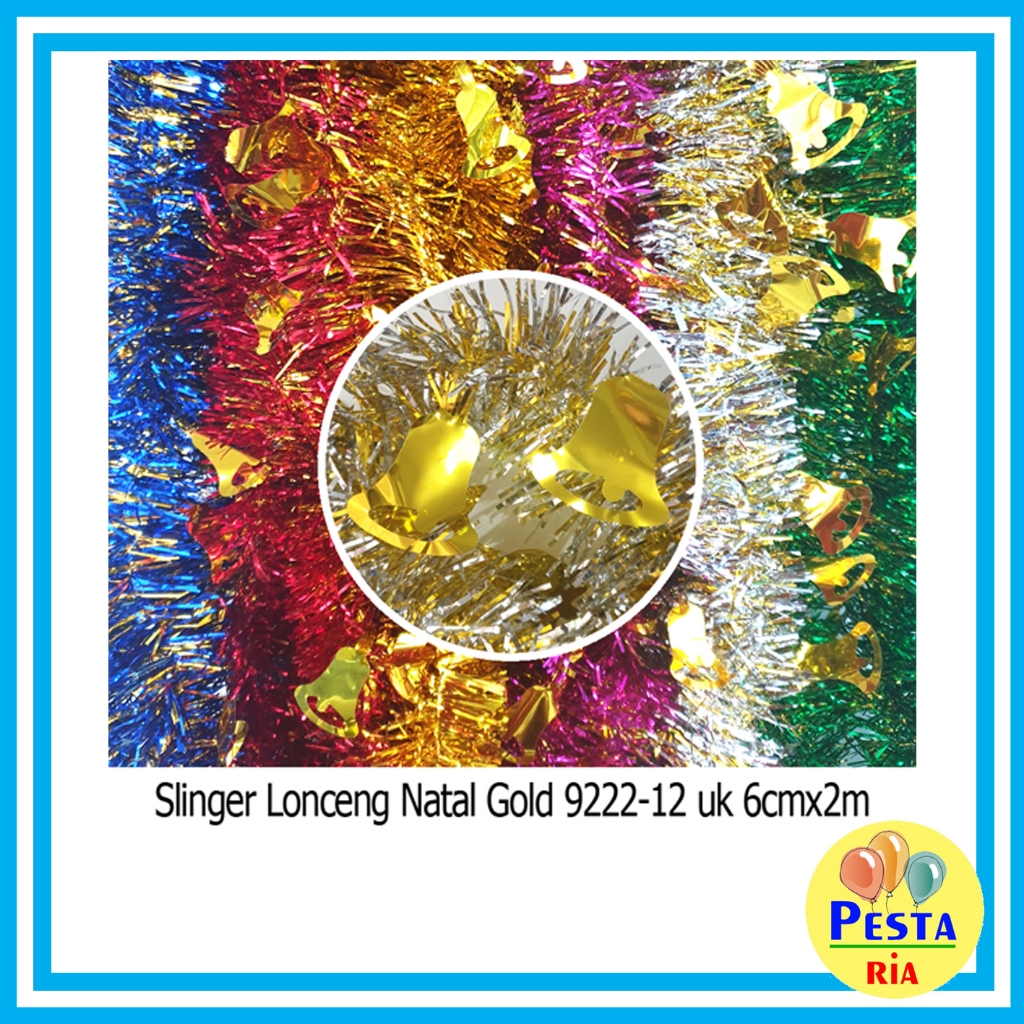 Jual Murah!! (1Pcs) Slinger Lonceng Natal Gold, slinger rumbai, slinger ...