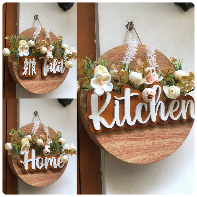 Jual Hiasan Dinding Walldecor Kitchen Dapur /Toilet/ Home Hiasan bunga ...
