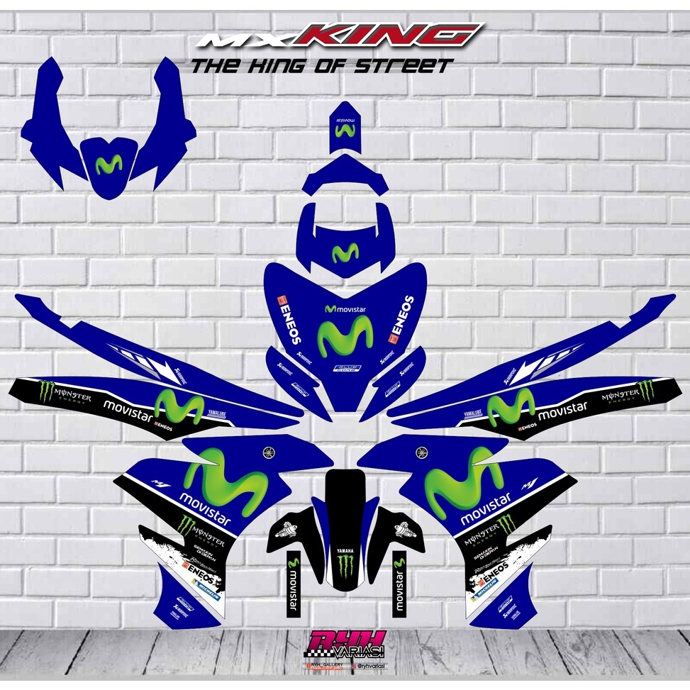 Jual MODEL NBX776 STIKER DECAL FULL BODY YAMAHA JUPITER MX KING