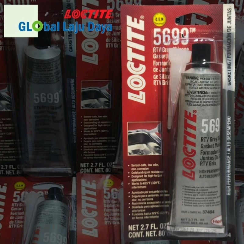 Jual LOCTITE RTV Gasket Maker 5699 grey 80ml | Shopee Indonesia