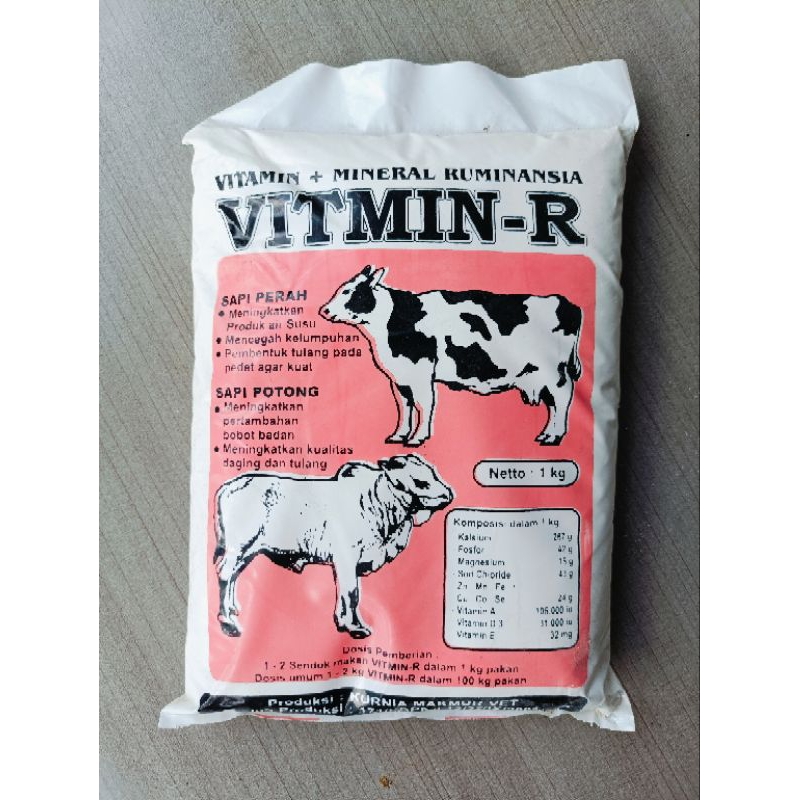 Jual VITMIN - R Vitamin + Mineral Ruminansia Sapi Meningkatkan Berat ...