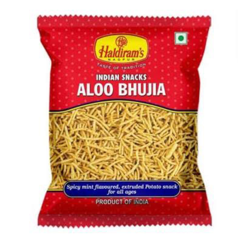 Jual Haldirams Snacks Aloo Bhujia Fine Sev Salted Peanuts Moong Dal Mixture Masala