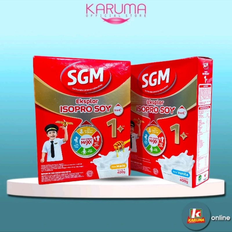 Jual SGM EKSPLOR ISOPRO SOY 1+ 400GR RASA MADU DAN VANILA | Shopee ...