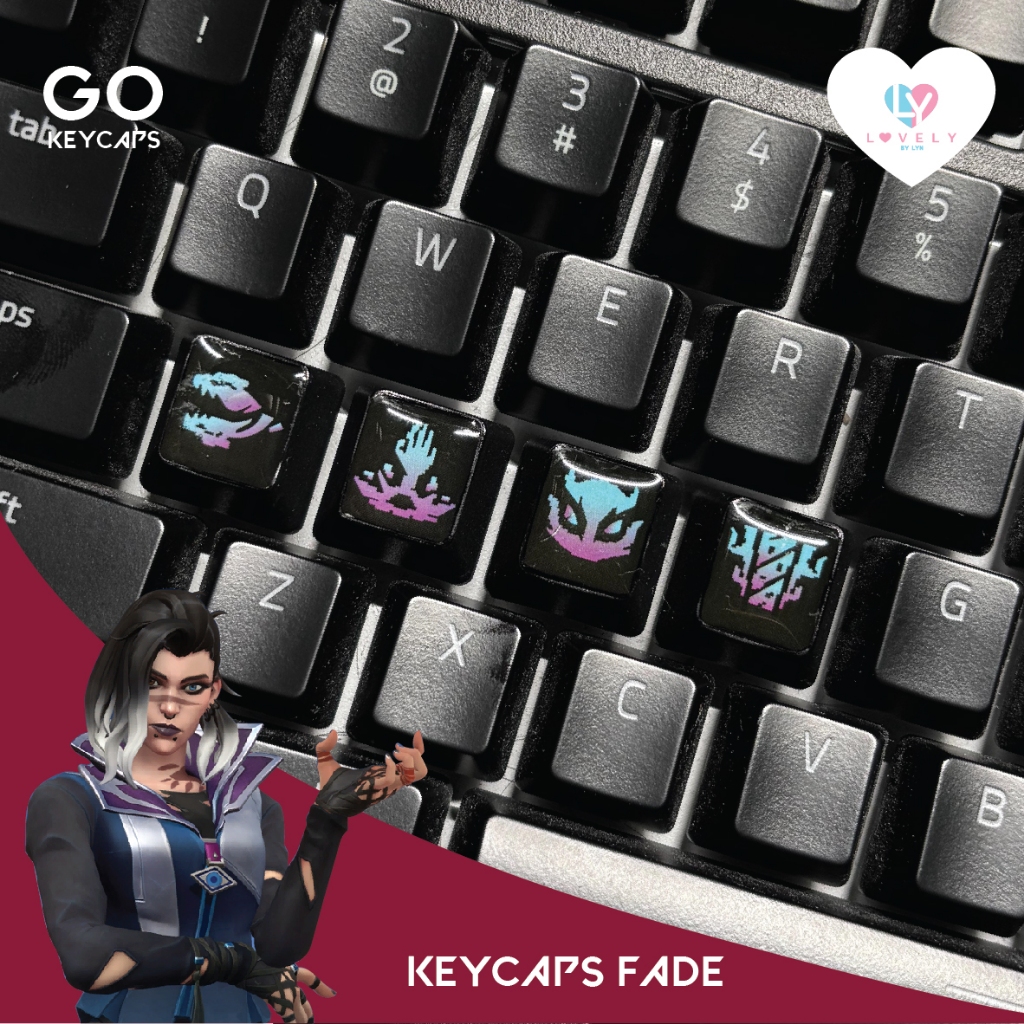 Jual Keycaps PBT Valo Fade Ability | GO KEYCAPS | Shopee Indonesia