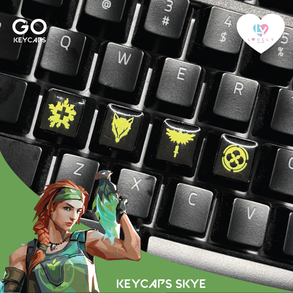 Jual Keycaps PBT Valo Skye Ability | GO KEYCAPS | Shopee Indonesia