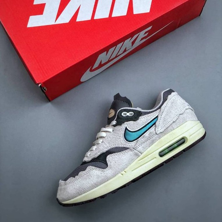 Nike air max hot sale grey leather