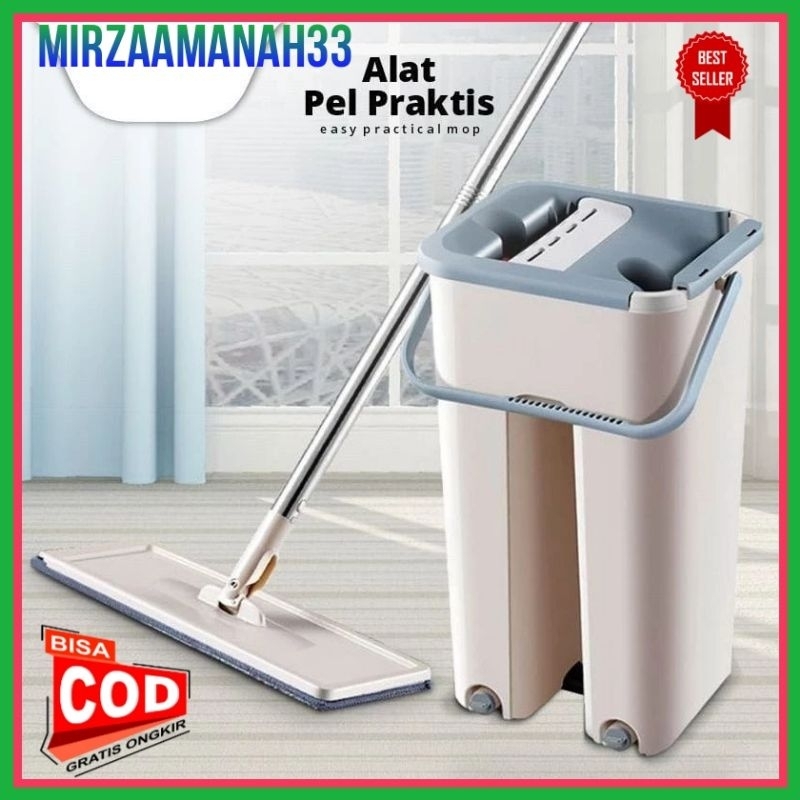 Jual Alat Pel Lantai Praktis Alat Pel lantai Kotak Otomatis | Shopee