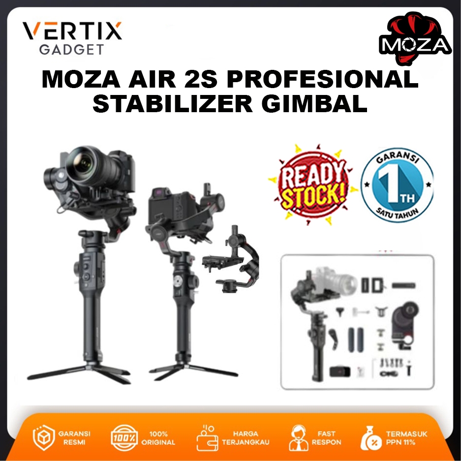 Jual MOZA AIR 2S PROFESIONAL STABILIZER GIMBAL | Shopee Indonesia