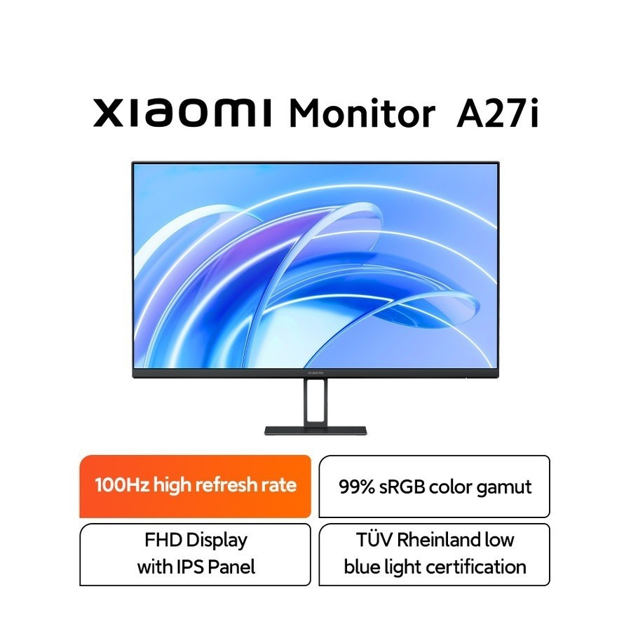 Jual Xiaomi Monitor A27i 27" IPS 100Hz FHD HDMI 6ms 1080p Garansi