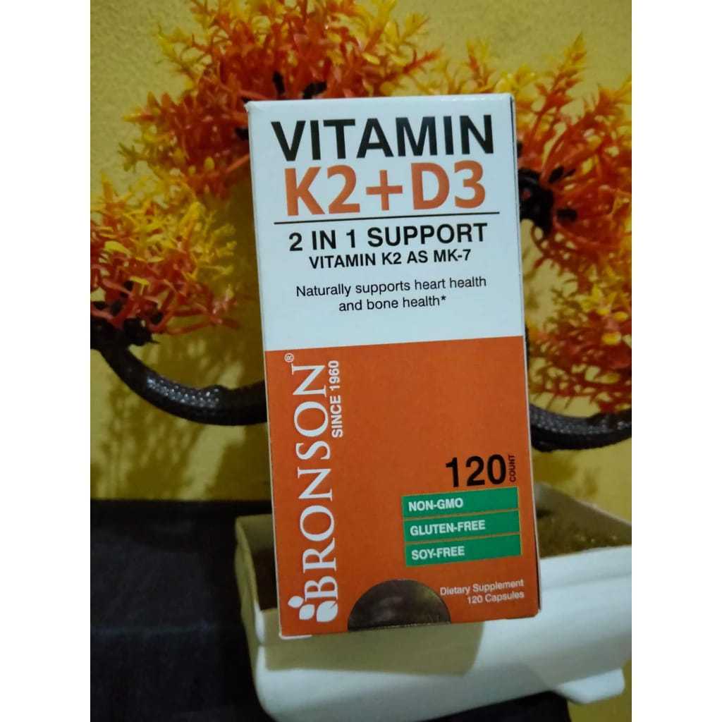 Jual BRONSON VITAMIN K2+D3 5000 IU ISI 120 VITAMIN MK7 ORIGINAL