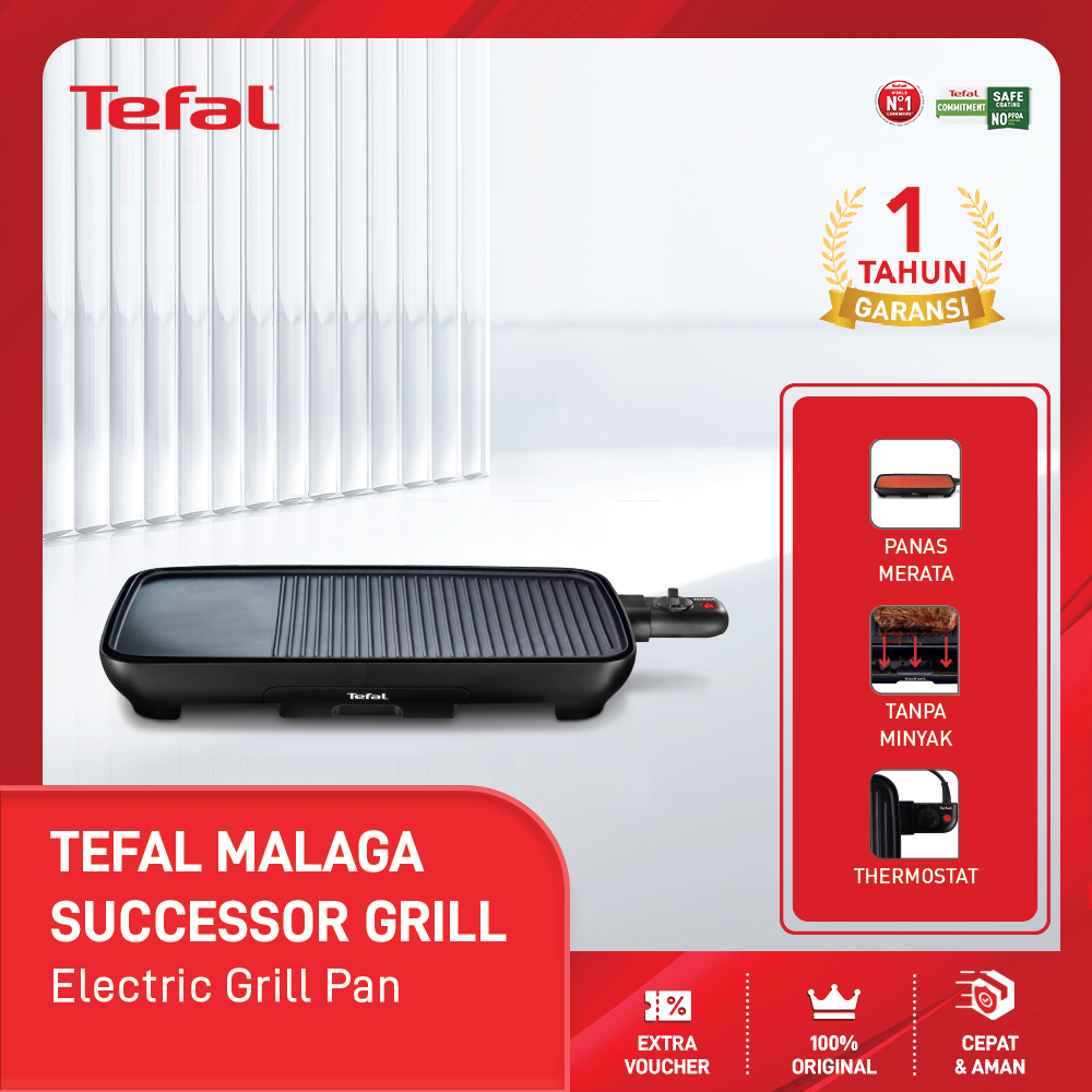 Jual Tefal Malaga Successor Grill Electric Grill Pan / Panggangan BBQ