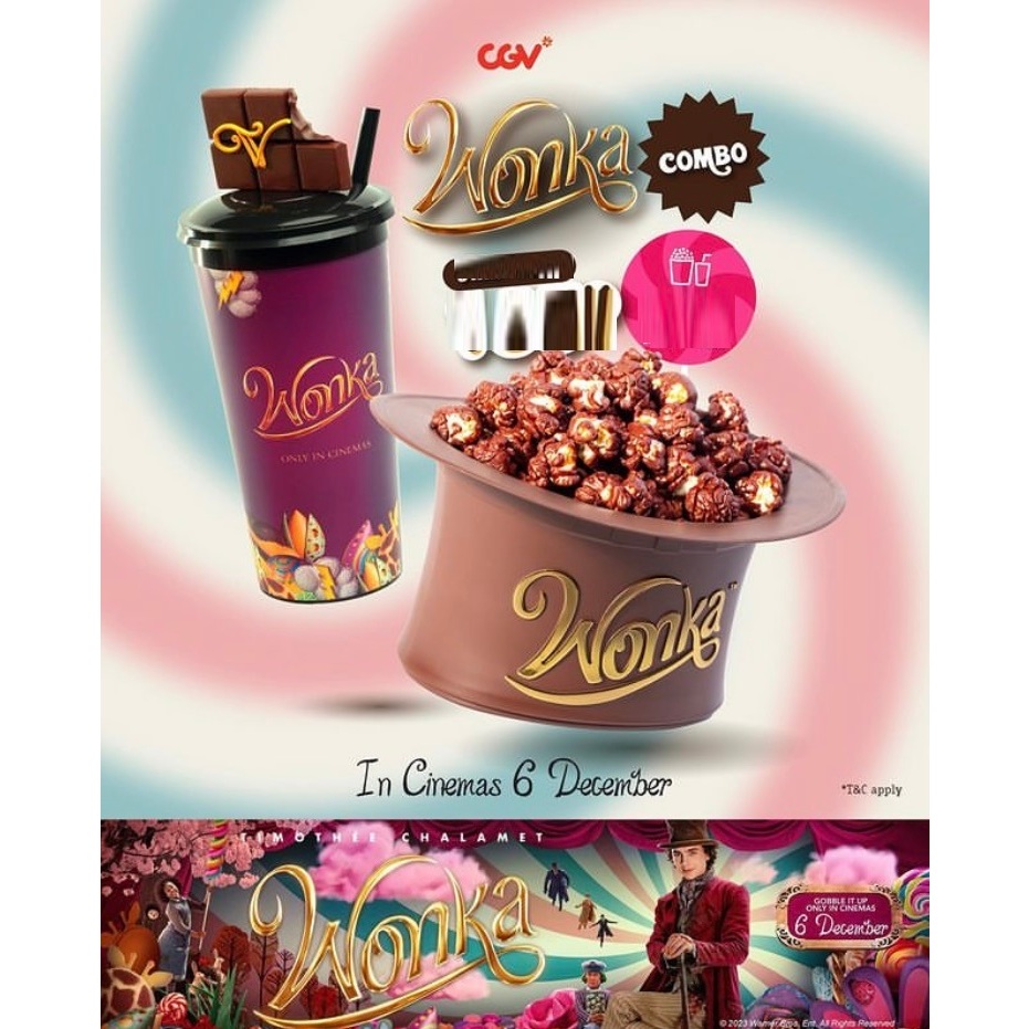 Jual Wonka x CGV Official Merchandise Set Shopee Indonesia