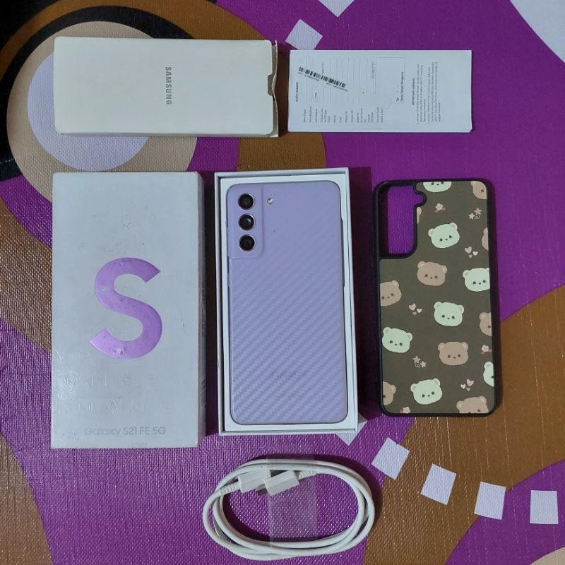 Samsung Galaxy S21 FE 5G Duos 256GB Factory CDMA/GSM Unlocked - Lavender main image 1