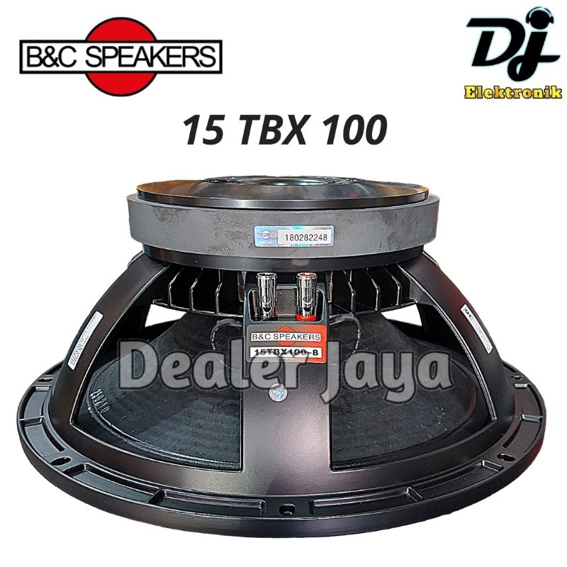 Jual Speaker Komponen B&C 15 TBX 100 / 15TBX100 - 15 Inch | Shopee ...