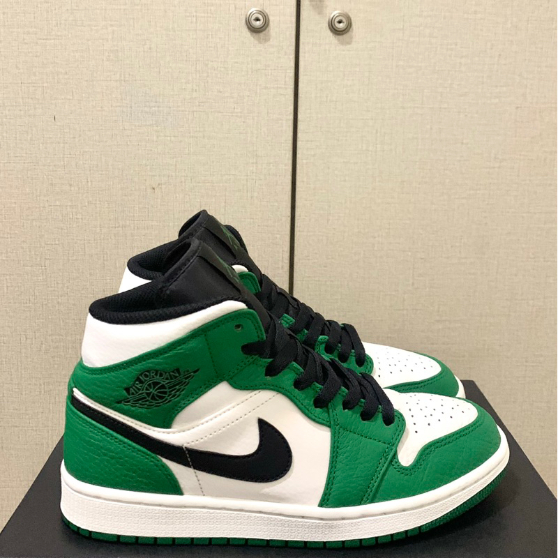 air jordan 1 mid se pine green