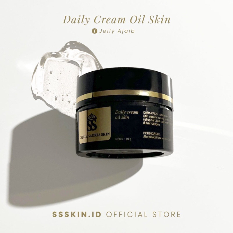 Jual SSSKIN DAILY CREAM OIL SKIN ( JELLY GLOW ) | Shopee Indonesia