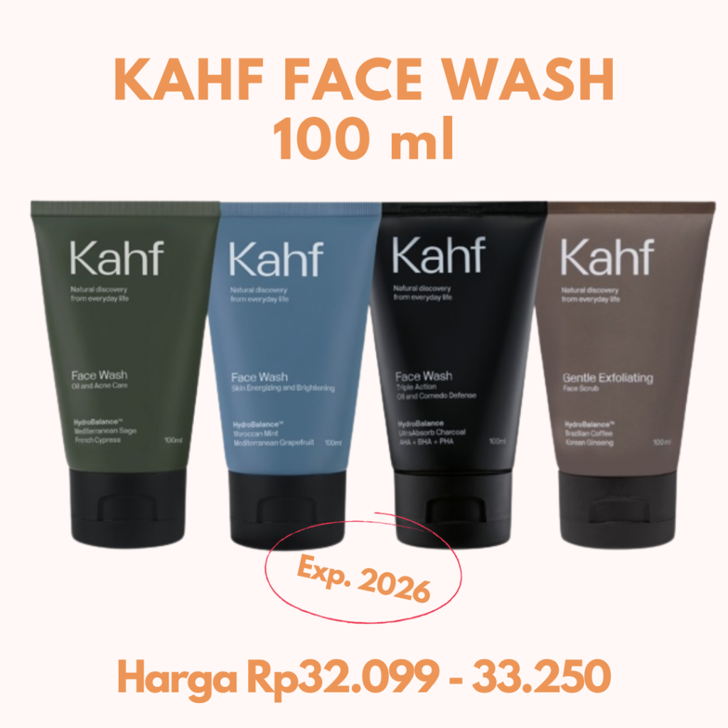 Jual KAHF Face Wash 100 ml Acne Care Skin Energizing Shopee Indonesia