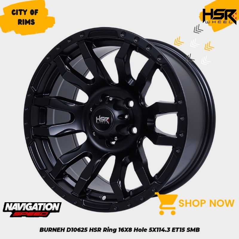 Jual Velg Mobil Hilux Singgel Cabin Model Hsr Burneh Ring16x8 Et15 Smb ...