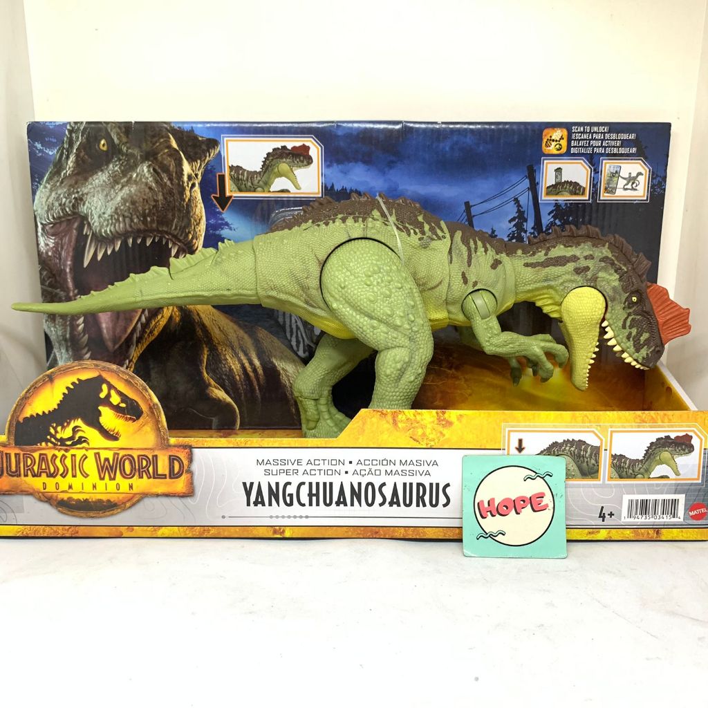 Jual Jurassic World Dominion Massive Action Yangchuanosaurus Original Mattel Shopee Indonesia 7362