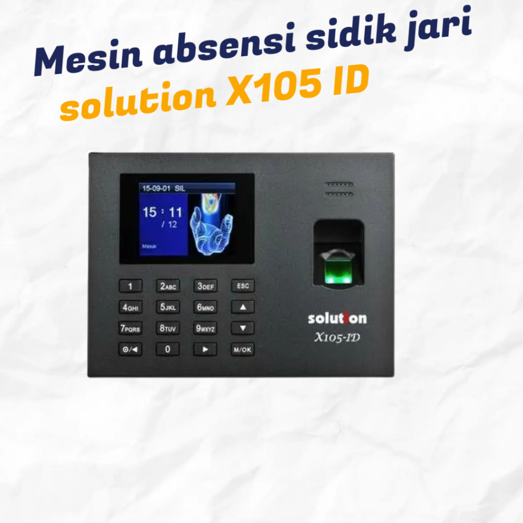 Jual Mesin Absen Sidik Jari Solution X-105 ID | Shopee Indonesia