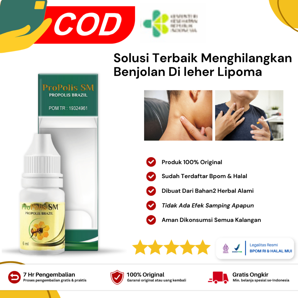 Jual Propolis Sm Obat Benjolan Di Leher Kelenjar Getah Bening Lipoma