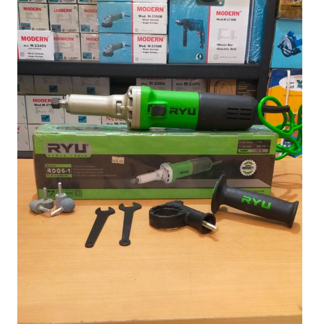 Jual RYU RDG6-1 Mesin Die Grinder 6mm (Grinda Lurus) | Shopee Indonesia
