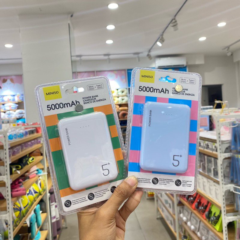 jual-promo-power-bank-5000mah-white-blue-powerbank-miniso-shopee