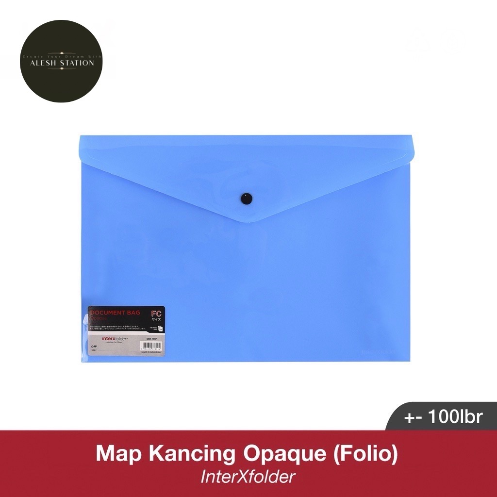 Jual Inter x Map Kancing Folio FC F4 Opaq / Solid | Shopee Indonesia
