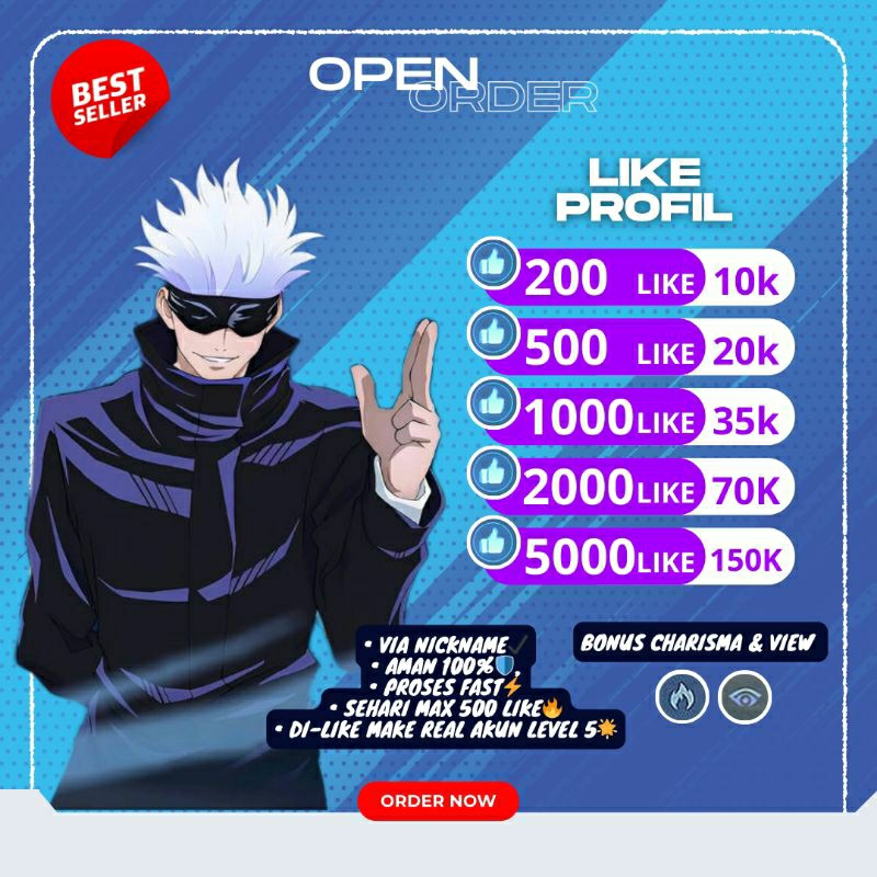 Jual SOFTWARE LIKE PROFIL Shopee Indonesia