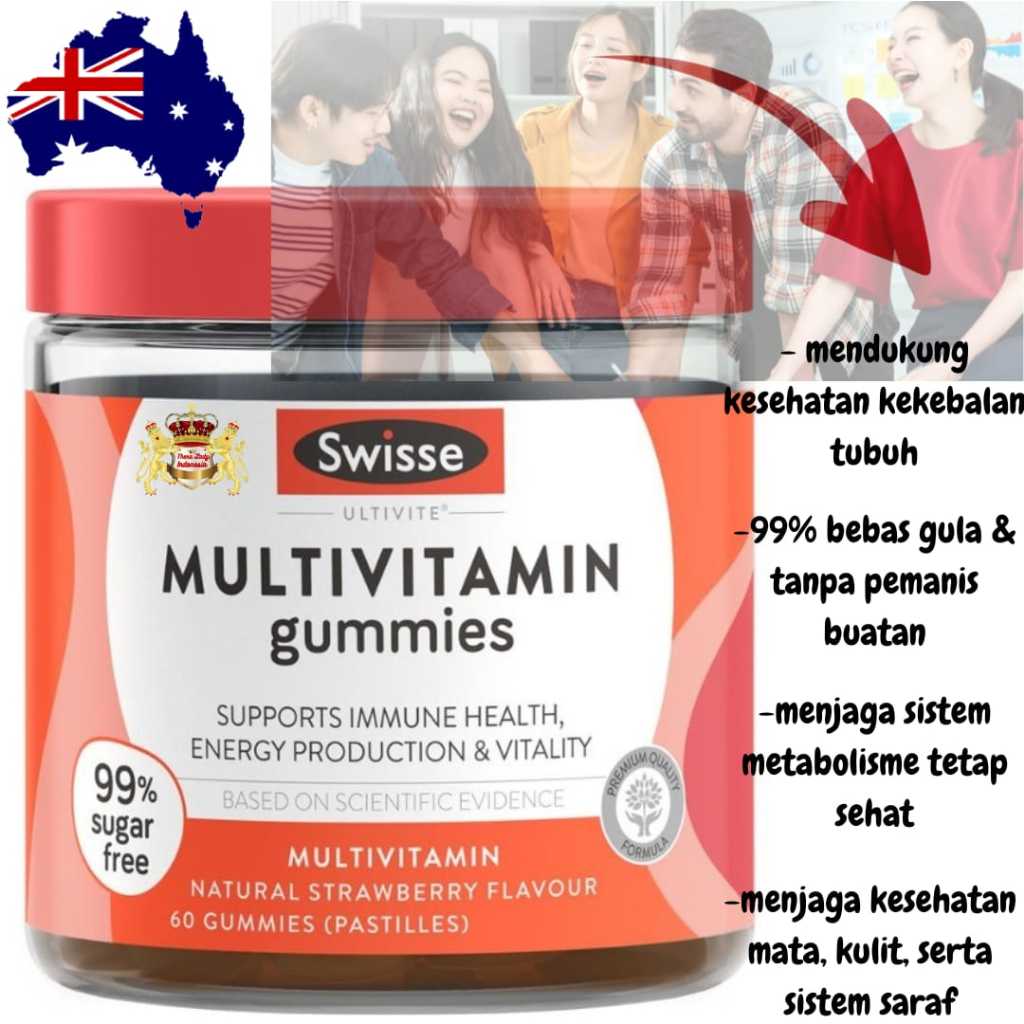 Jual swisse multivitamin gummies 60 pack Shopee Indonesia
