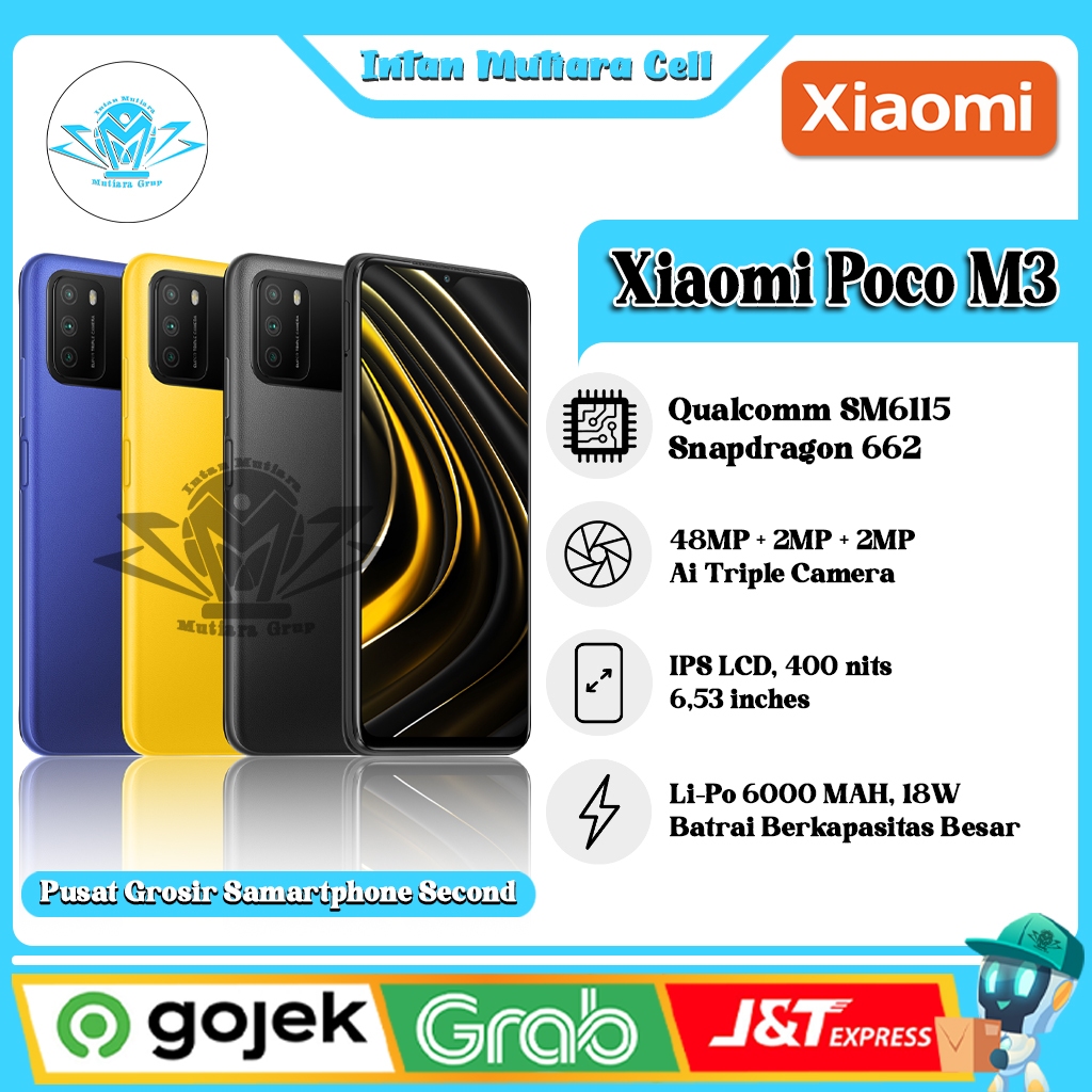 Jual Xiaomi Poco M3 Ram 4/64GB | Rom 6/128GB (SECOND) | Shopee Indonesia