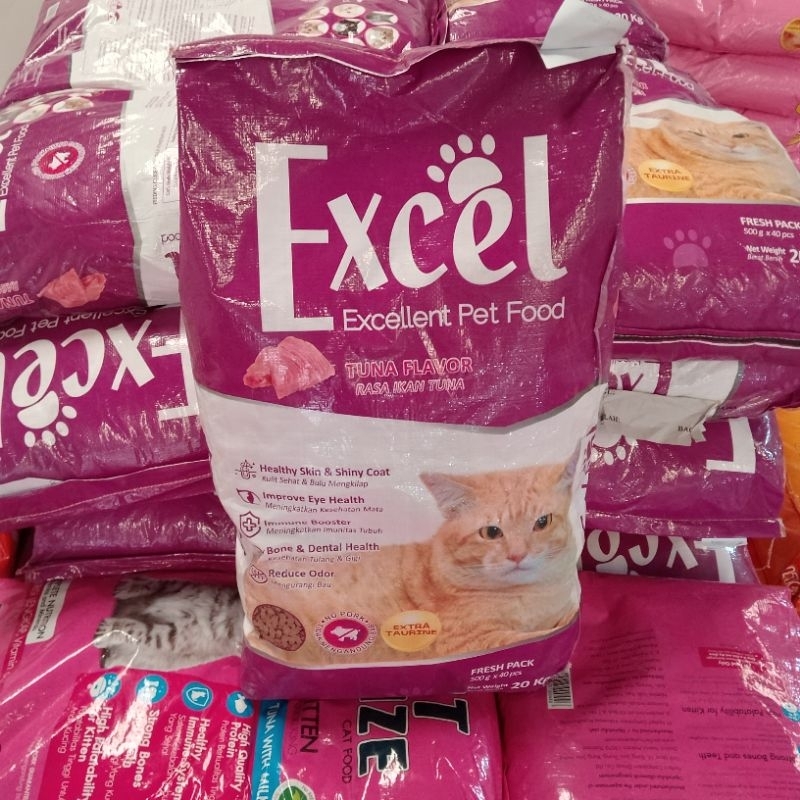 Jual Grab Gojek Excel Kitten & Excel Adult Freshpack 20kg | Shopee ...
