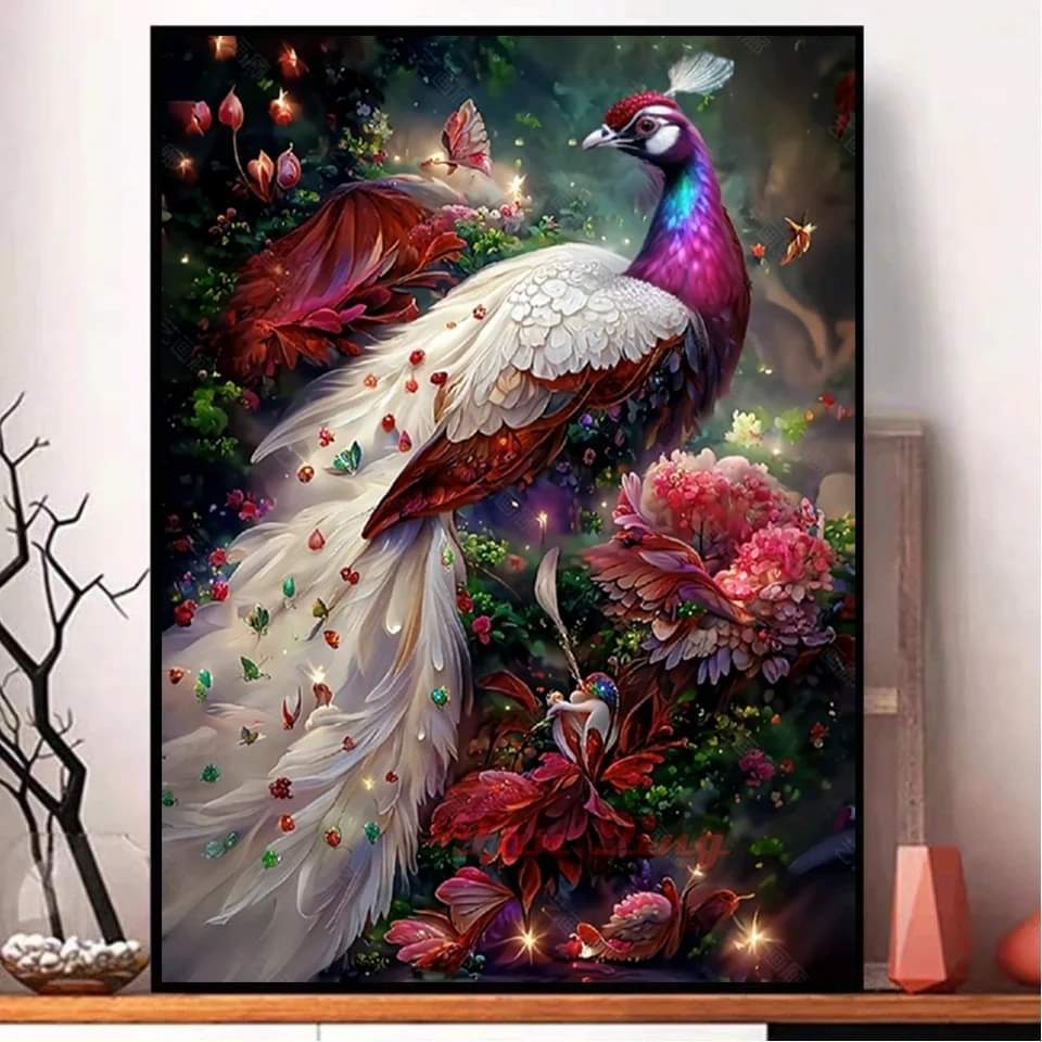 Jual Lukisan Dinding Diamond Crystal Painting 5 D Bentuk Persegi Frame ...