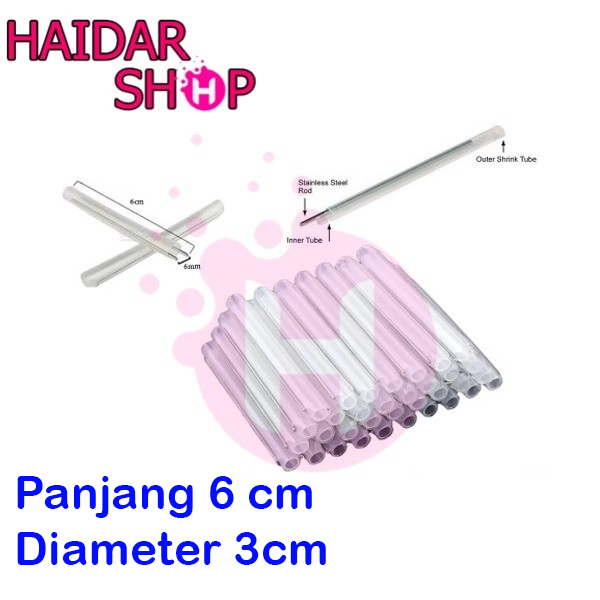 Jual Fiber Optic Protection Sleeve 6CM|Penyambung Core FO|100PCS ...