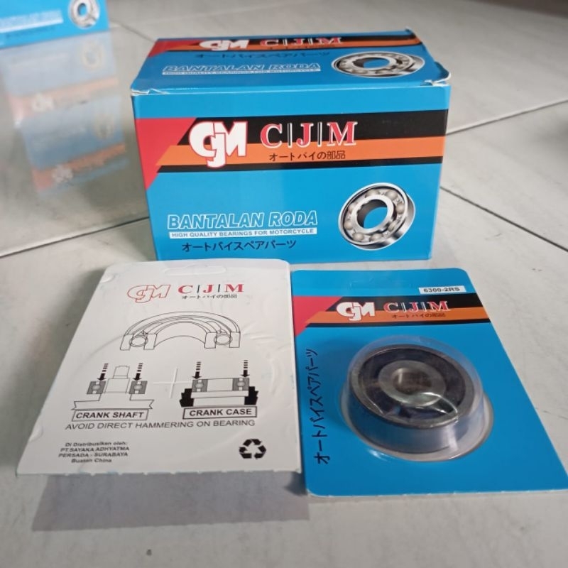 Jual Bearing Laker Roda 6300 - 2RS (CJM) | Shopee Indonesia