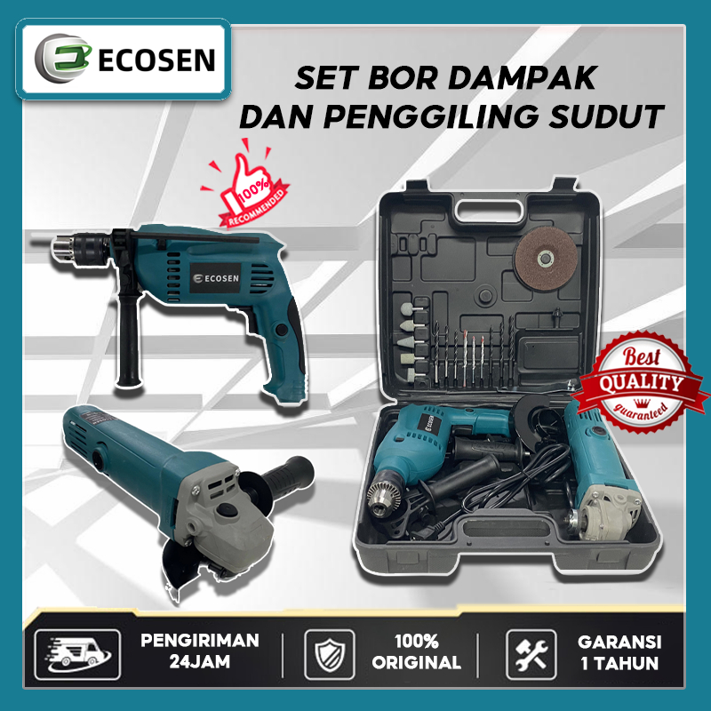 Jual Ecosen Power Tools Mesin Bor Impact Dan Mesin Gerinda Tangan In