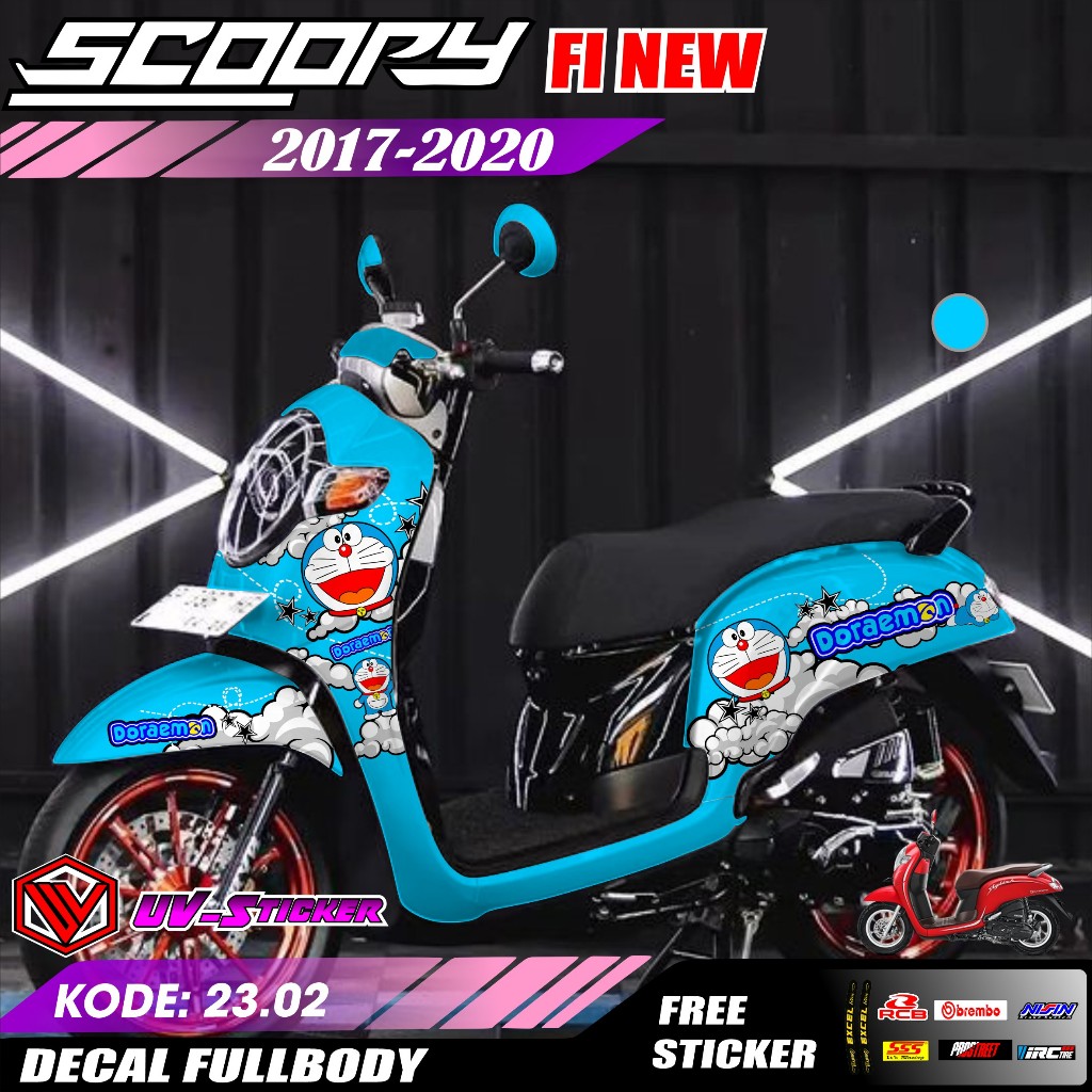 Jual Sticker Decal Full Body Honda Scoopy Fi New 2017 2018 2019 2020 ...