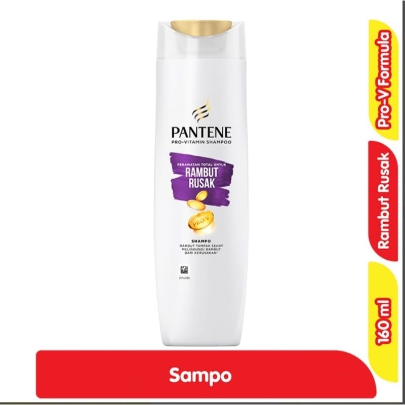 Jual Pantene Shampoo Perawatan Rambut Rusak 160ml | Shopee Indonesia