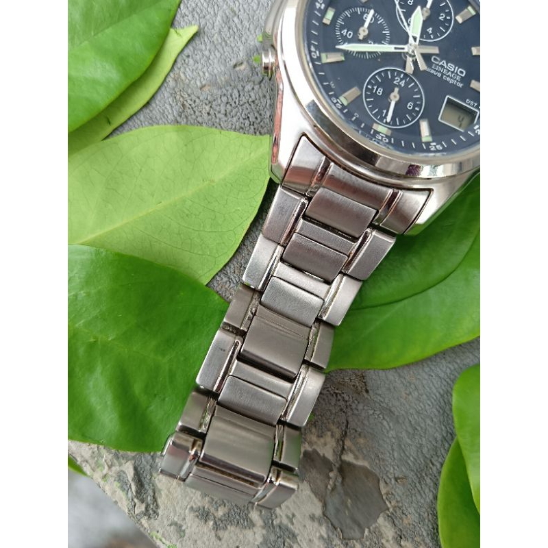 Jual Casio Lineage Wave Ceptor LIW 500 Blue dial | Shopee Indonesia