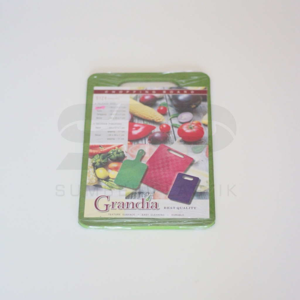 Jual Talenan Mini Grandia Segi Plastik Tebal Cutting Board Alas Potong ...