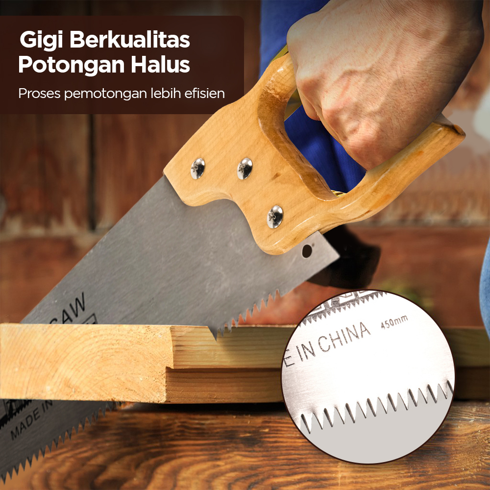 Jual Gergaji / Gergaji Kayu / Gergaji 18 inch / Gergaji Kayu 450 mm ...