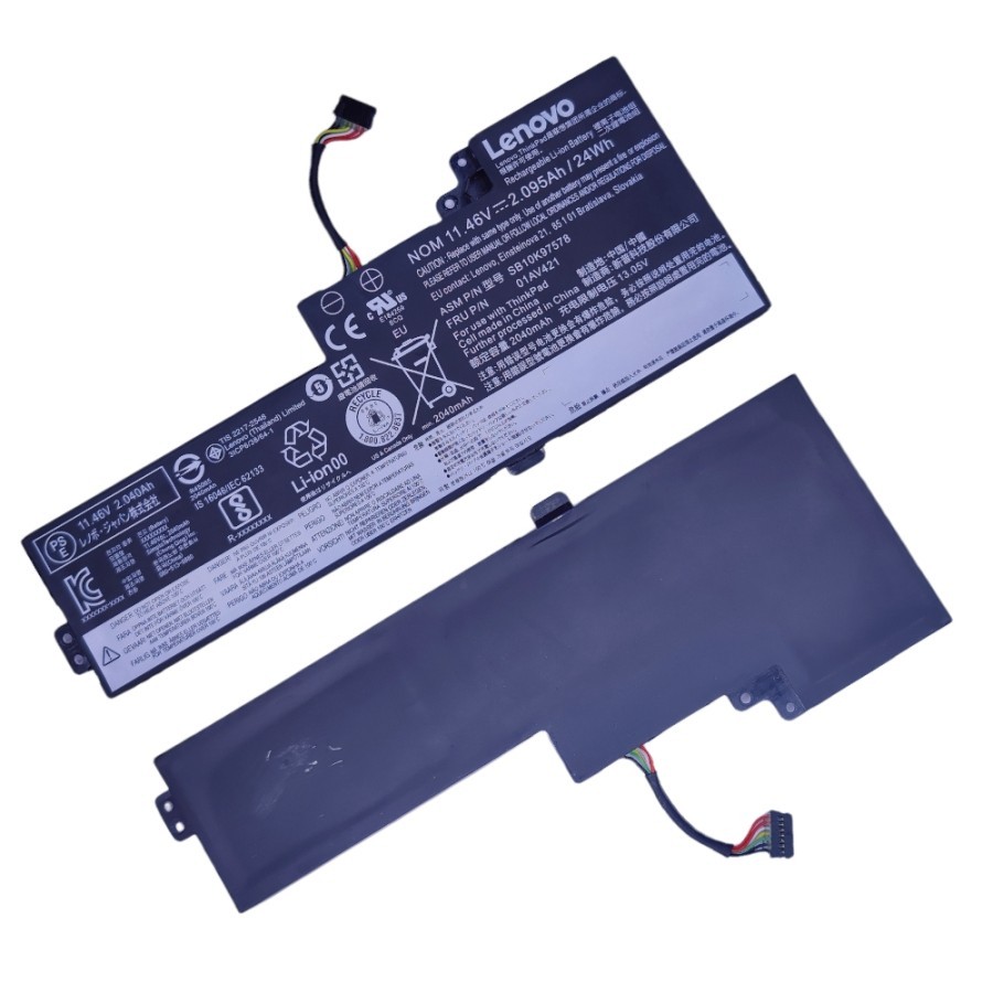 Batterie Pour Lenovo ThinkPad T470 T480 A475 A485 - Modèle 01AV421 - 24Wh - Compatible Avec Plusieurs Références