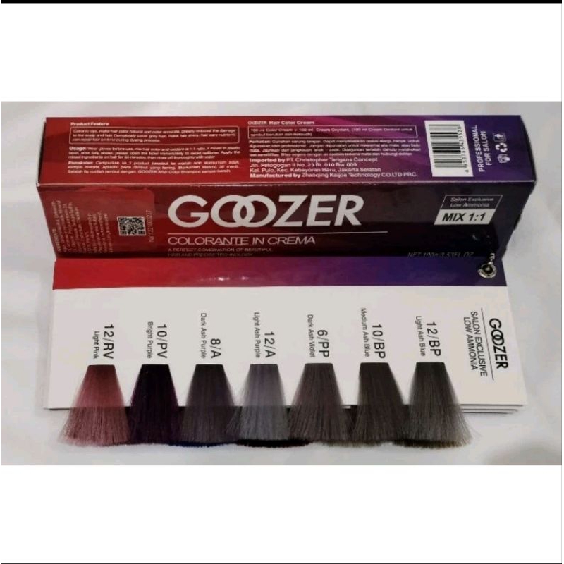 Jual GOOZER COLOR EXPERT PROFESIONAL SALON 100 GRAM | Shopee Indonesia